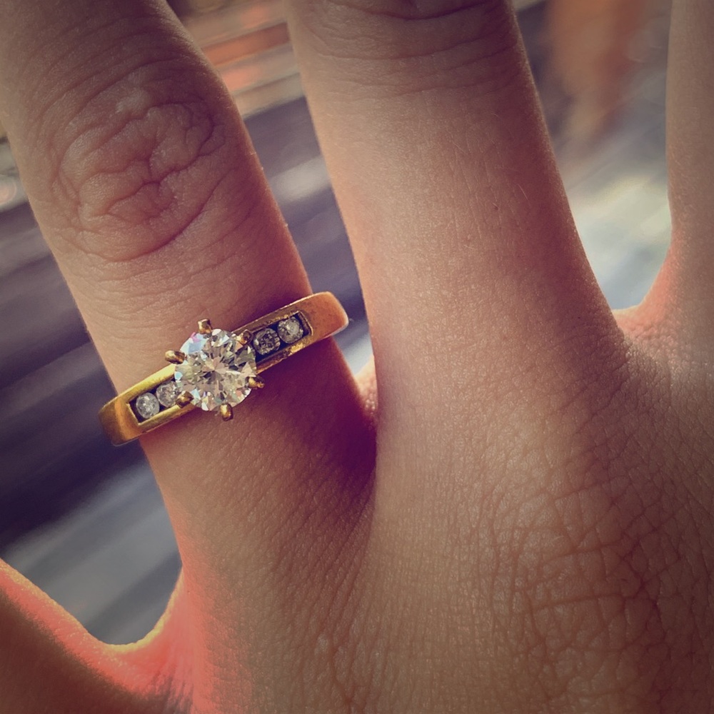 Diamond Solitaire Engagement Ring